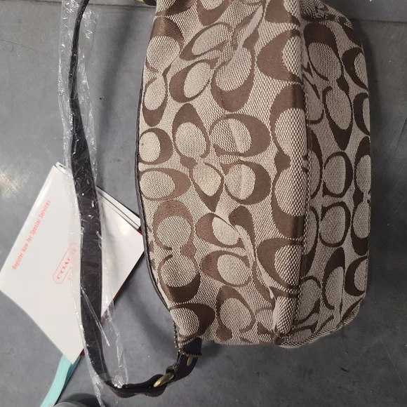 Coach Brown Signature Canvas Bag - Picture 5 of 5